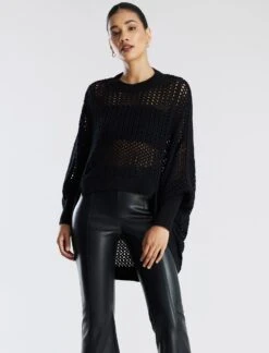 BCBGMAXAZRIA Faux Leather Crop Pant 14 BCBGMAXAZRIA Faux Leather Crop Pant -Deals BCBGMAXAZRIA Store 7.30 B 2Y05B35E BLK 6