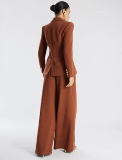 BCBGMAXAZRIA Kezia Signature Wide-Leg Pant -Deals BCBGMAXAZRIA Store 7.30 B 2Y05B60E TTS 4