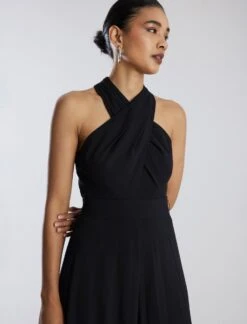 BCBGMAXAZRIA Garth Halter Jumpsuit -Deals BCBGMAXAZRIA Store 7.30 D 2Y05D39E BLK 6