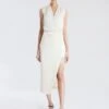 BCBGMAXAZRIA Kora Wrap Midi Dress