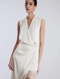BCBGMAXAZRIA Kora Wrap Midi Dress -Deals BCBGMAXAZRIA Store 7.30 D 2Y05D80E SS3 6