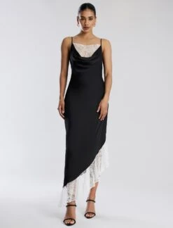 BCBGMAXAZRIA Romilly Satin Lace Gown 13 BCBGMAXAZRIA Romilly Satin Lace Gown -Deals BCBGMAXAZRIA Store 7.30 D 2Y06D55E BN7 5