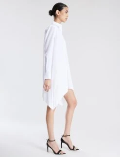 BCBGMAXAZRIA Delphi Handkerchief Hem Dress -Deals BCBGMAXAZRIA Store 7.30 D 2YX5D59E WHT 3