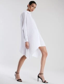 BCBGMAXAZRIA Delphi Handkerchief Hem Dress -Deals BCBGMAXAZRIA Store 7.30 D 2YX5D59E WHT 5