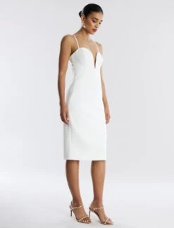 BCBGMAXAZRIA Kynlee Bodycon Midi Dress -Deals BCBGMAXAZRIA Store 7.30 D MY05D01E OFF 3