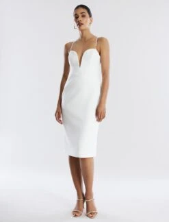 BCBGMAXAZRIA Kynlee Bodycon Midi Dress -Deals BCBGMAXAZRIA Store 7.30 D MY05D01E OFF 5