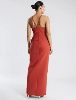BCBGMAXAZRIA Daphne Peplum Gown 12 BCBGMAXAZRIA Daphne Peplum Gown -Deals BCBGMAXAZRIA Store 7.30 D MY05D10E R9C 4