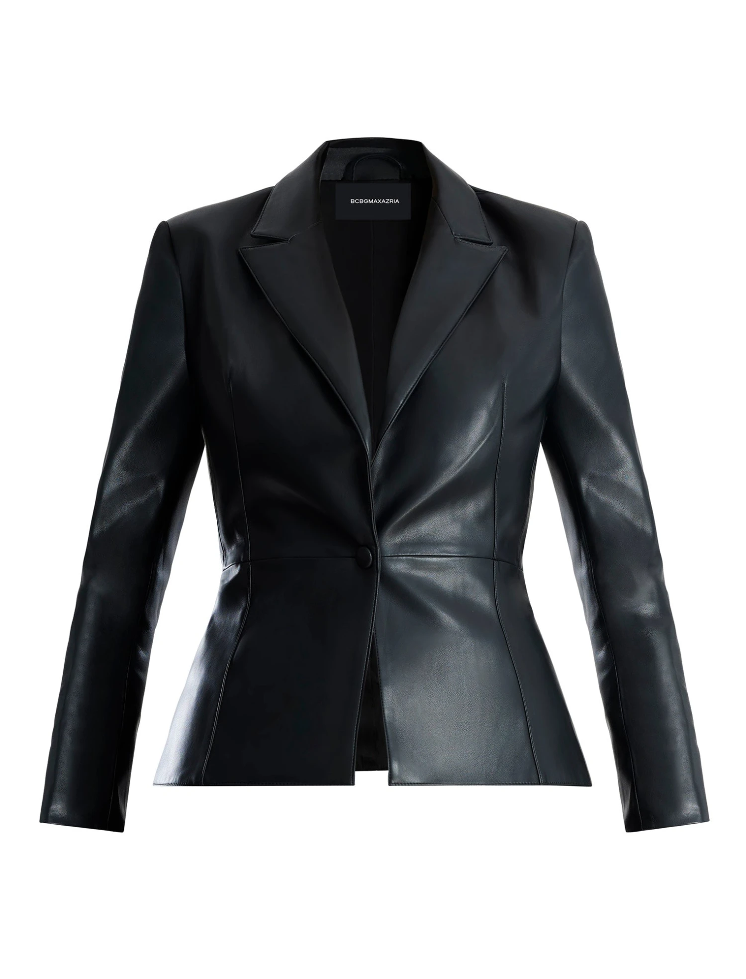 BCBGMAXAZRIA Smith Faux Leather Blazer 7 BCBGMAXAZRIA Smith Faux Leather Blazer - Image 7