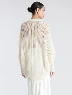 BCBGMAXAZRIA Open Knit High-Low Cocoon Sweater 12 BCBGMAXAZRIA Open Knit High-Low Cocoon Sweater -Deals BCBGMAXAZRIA Store 7.30 T 2YX5S38E SS3 4