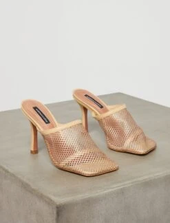 BCBGMAXAZRIA Anita Mesh Mule Sandal