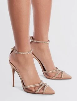 BCBGMAXAZRIA Navino Sparkle Mesh Pump Heel -Deals BCBGMAXAZRIA Store MX2NAV28 7