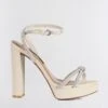 BCBGMAXAZRIA Cortni Platform Sandal Heel