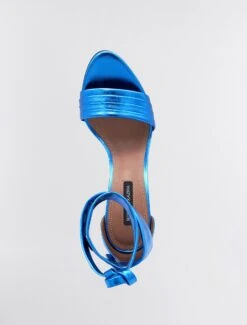 BCBGMAXAZRIA Suji Metallic Sandal Heel -Deals BCBGMAXAZRIA Store MX3SUJ44 5